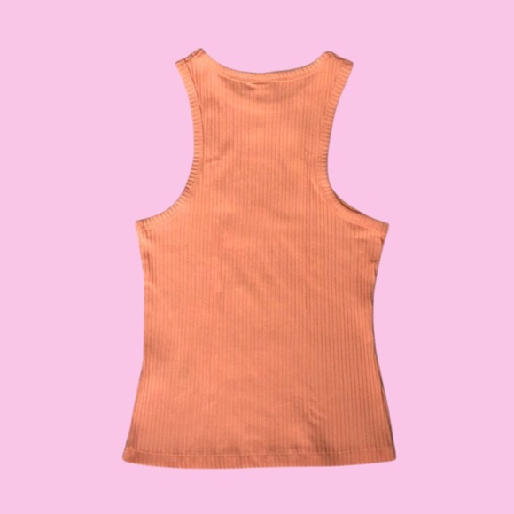 Peach Racerback Tank Top - Picture 3 of 4